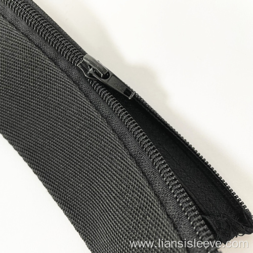 zipper sleeve braided cable management sleeve